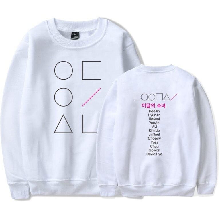 KPOP Boys Sweatshirt – Unisex Casual Concert Pullover for Men & Women with Letter Print