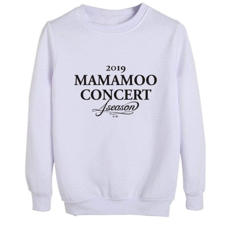 KPOP Boys Sweatshirt – Unisex Casual Concert Pullover for Men & Women with Letter Print