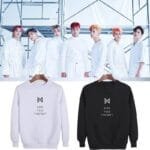 KPOP Boys Sweatshirt – Unisex Casual Concert Pullover for Men & Women with Letter Print