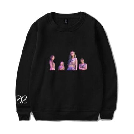 KPOP Boys Sweatshirt – Unisex Casual Concert Pullover for Men & Women with Letter Print