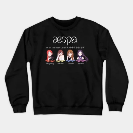 KPOP Boys Sweatshirt – Unisex Casual Concert Pullover for Men & Women with Letter Print