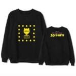 KPOP Boys Sweatshirt – Unisex Casual Concert Pullover for Men & Women with Letter Print