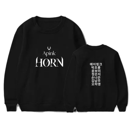 KPOP Boys Sweatshirt – Unisex Casual Concert Pullover for Men & Women with Letter Print