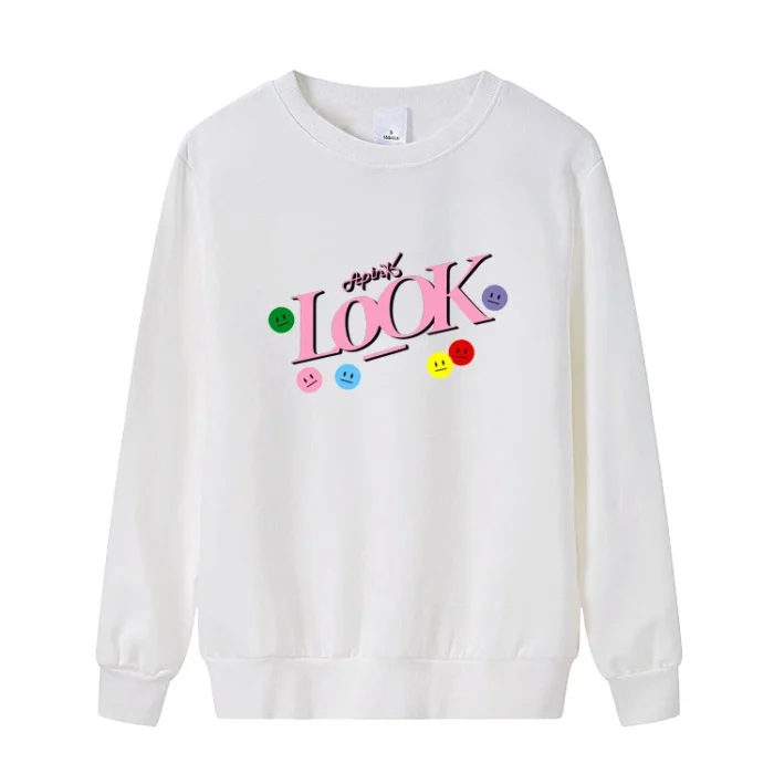 KPOP Boys Sweatshirt – Unisex Casual Concert Pullover for Men & Women with Letter Print