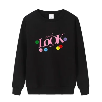 KPOP Boys Sweatshirt – Unisex Casual Concert Pullover for Men & Women with Letter Print