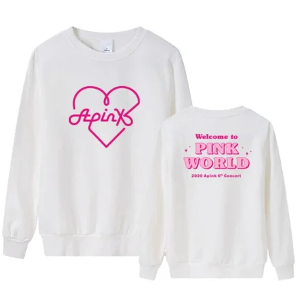 KPOP Boys Sweatshirt – Unisex Casual Concert Pullover for Men & Women with Letter Print