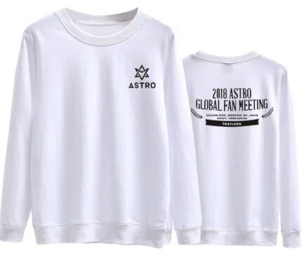 KPOP Boys Sweatshirt – Unisex Casual Concert Pullover for Men & Women with Letter Print