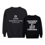 KPOP Boys Sweatshirt – Unisex Casual Concert Pullover for Men & Women with Letter Print