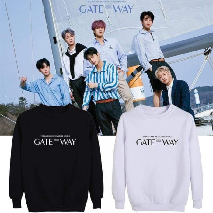 KPOP Boys Sweatshirt – Unisex Casual Concert Pullover for Men & Women with Letter Print