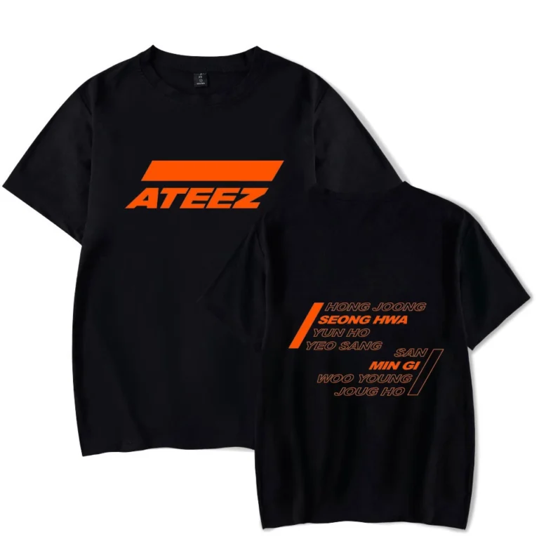 Kpop-Boys-T-Shirt-Men-Women-Concert-Letters-Tee-Casual