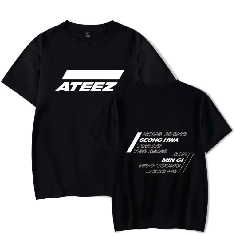 Kpop-Boys-T-Shirt-Men-Women-Concert-Letters-Tee-Casual