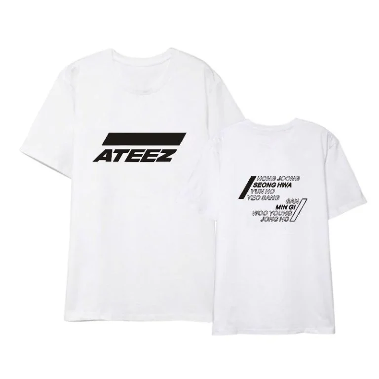 Kpop-Boys-T-Shirt-Men-Women-Concert-Letters-Tee-Casual