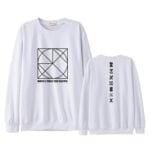 KPOP Boys Sweatshirt – Unisex Casual Concert Pullover for Men & Women with Letter Print
