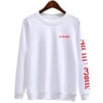 KPOP Boys Sweatshirt – Unisex Casual Concert Pullover for Men & Women with Letter Print