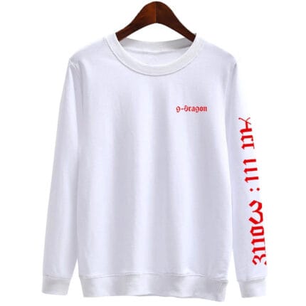 KPOP Boys Sweatshirt – Unisex Casual Concert Pullover for Men & Women with Letter Print