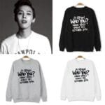 KPOP Boys Sweatshirt – Unisex Casual Concert Pullover for Men & Women with Letter Print