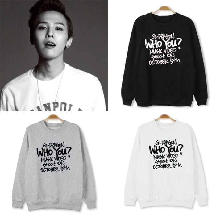 KPOP Boys Sweatshirt – Unisex Casual Concert Pullover for Men & Women with Letter Print