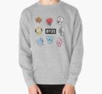 KPOP Boys Sweatshirt – Unisex Casual Concert Pullover for Men & Women with Letter Print
