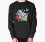 KPOP Boys Sweatshirt – Unisex Casual Concert Pullover for Men & Women with Letter Prin