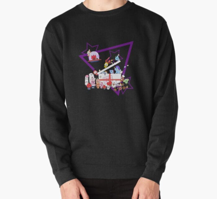 KPOP Boys Sweatshirt – Unisex Casual Concert Pullover for Men & Women with Letter Prin