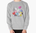 KPOP Boys Sweatshirt – Unisex Casual Concert Pullover for Men & Women with Letter Prin