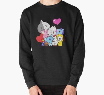 KPOP Boys Sweatshirt – Unisex Casual Concert Pullover for Men & Women with Letter Prin