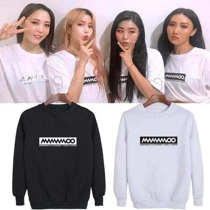 KPOP Boys Sweatshirt – Unisex Casual Concert Pullover for Men & Women with Letter Print