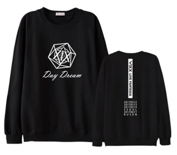 KPOP Boys Sweatshirt – Unisex Casual Concert Pullover for Men & Women with Letter Print