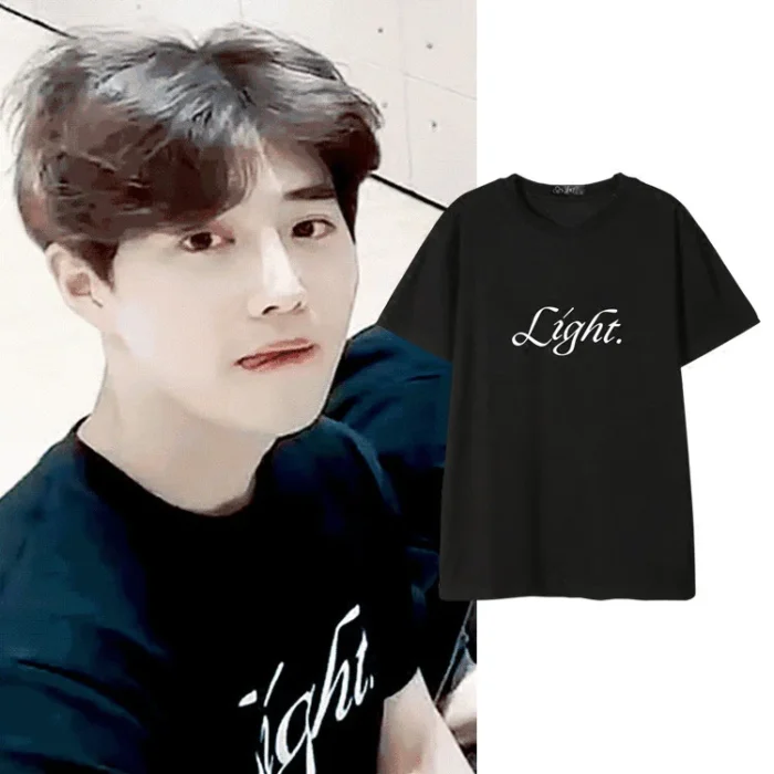 Kpop-Boys-T-Shirt-Men-Women-Concert-Letters-Tee-Casual