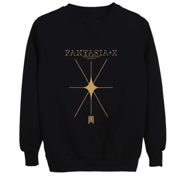 KPOP Boys Sweatshirt – Unisex Casual Concert Pullover for Men & Women with Letter Print