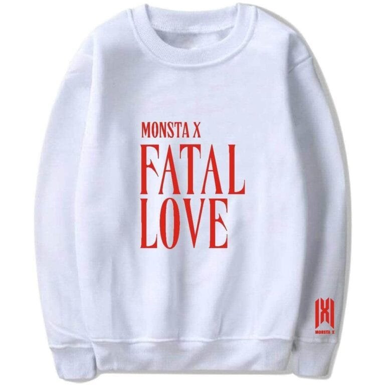 KPOP Boys Sweatshirt – Unisex Casual Concert Pullover for Men & Women with Letter Print