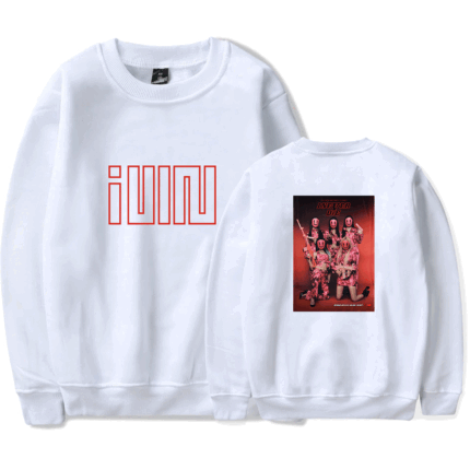 KPOP Boys Sweatshirt – Unisex Casual Concert Pullover for Men & Women with Letter Print