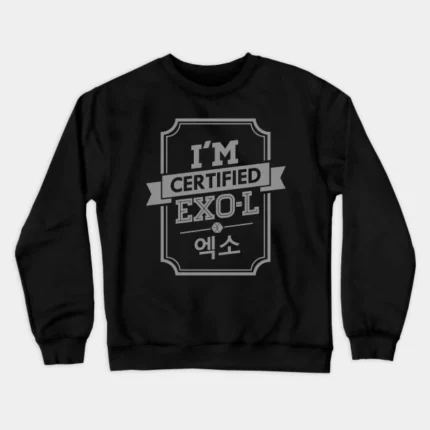 KPOP Boys Sweatshirt – Unisex Casual Concert Pullover for Men & Women with Letter Print