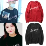 KPOP Boys Sweatshirt – Unisex Casual Concert Pullover for Men & Women with Letter Print