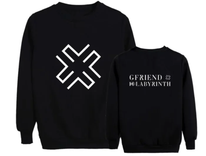 KPOP Boys Sweatshirt – Unisex Casual Concert Pullover for Men & Women with Letter Print