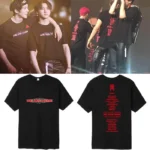 Kpop-Boys-T-Shirt-Men-Women-Concert-Letters-Tee-Casual