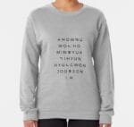 KPOP Boys Sweatshirt – Unisex Casual Concert Pullover for Men & Women with Letter Print