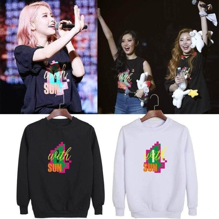 KPOP Boys Sweatshirt – Unisex Casual Concert Pullover for Men & Women with Letter Print