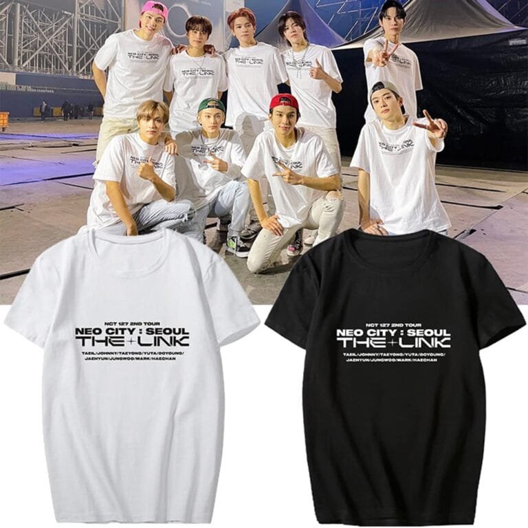 Kpop-Boys-T-Shirt-Men-Women-Concert-Letters-Tee-Casual