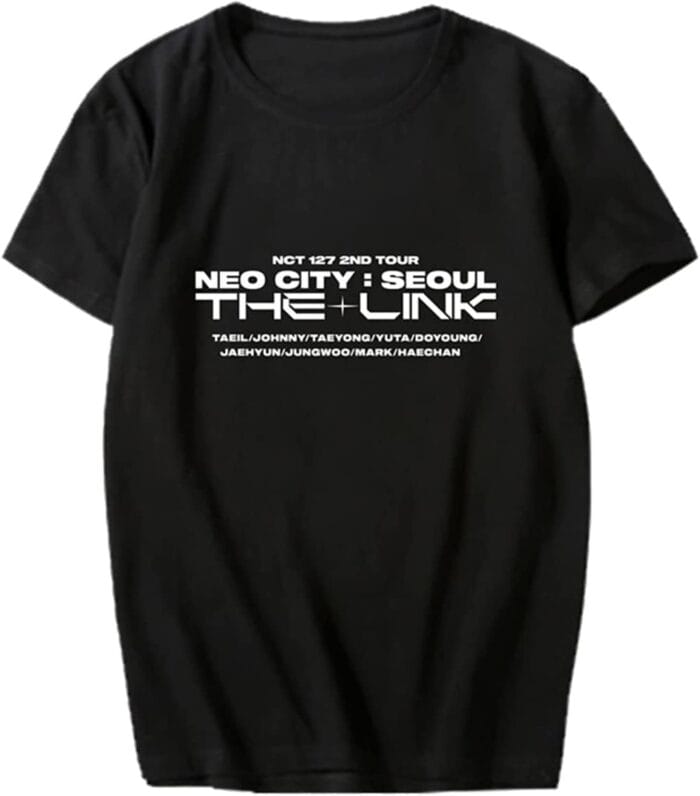 Kpop-Boys-T-Shirt-Men-Women-Concert-Letters-Tee-Casual