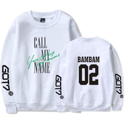 KPOP Boys Sweatshirt – Unisex Casual Concert Pullover for Men & Women with Letter Print