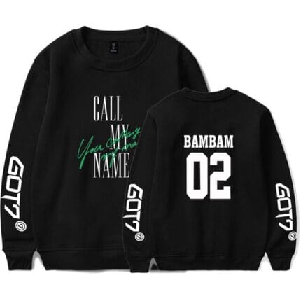 KPOP Boys Sweatshirt – Unisex Casual Concert Pullover for Men & Women with Letter Print