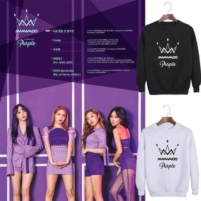 KPOP Boys Sweatshirt – Unisex Casual Concert Pullover for Men & Women with Letter Print