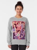 KPOP Boys Sweatshirt – Unisex Casual Concert Pullover for Men & Women with Letter Print