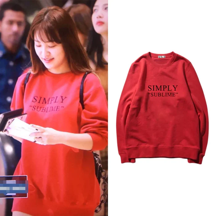 KPOP Boys Sweatshirt – Unisex Casual Concert Pullover for Men & Women with Letter Print