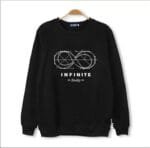KPOP Boys Sweatshirt – Unisex Casual Concert Pullover for Men & Women with Letter Print