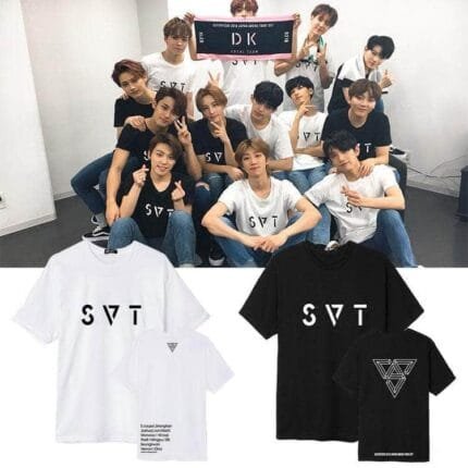Kpop-Boys-T-Shirt-Men-Women-Concert-Letters-Tee-Casual