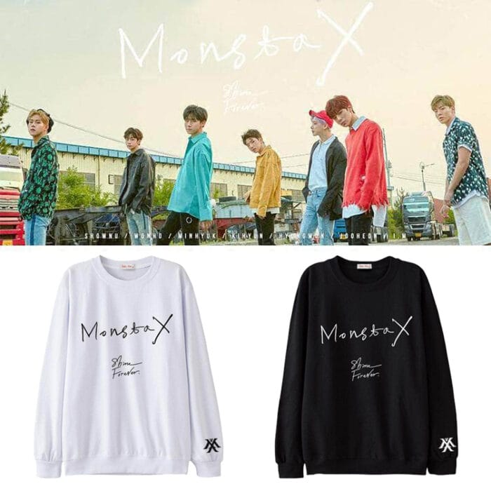 KPOP Boys Sweatshirt – Unisex Casual Concert Pullover for Men & Women with Letter Print