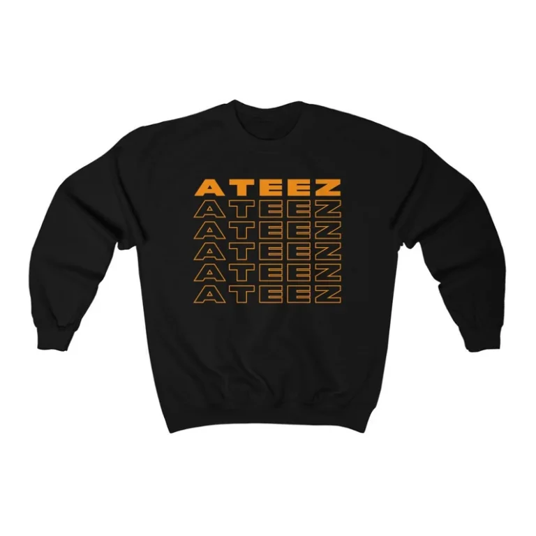 KPOP Boys Sweatshirt – Unisex Casual Concert Pullover for Men & Women with Letter Print
