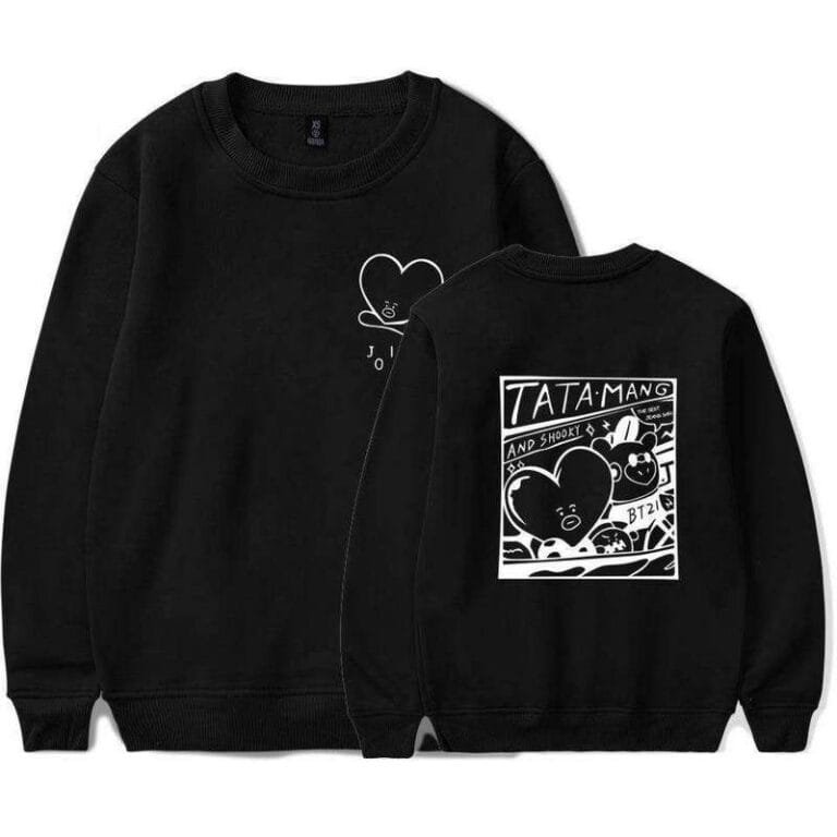KPOP Boys Sweatshirt – Unisex Casual Concert Pullover for Men & Women with Letter Print